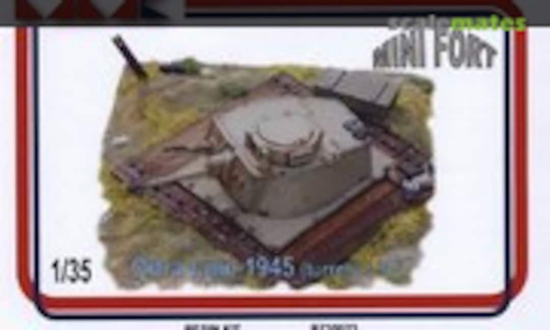 1:35 Mini Fort Odra Line 1945 (turret Lt38) (MMK RZ35023)