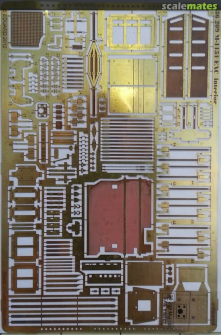 Boxart M-1151 EAC interior 36209 Eduard