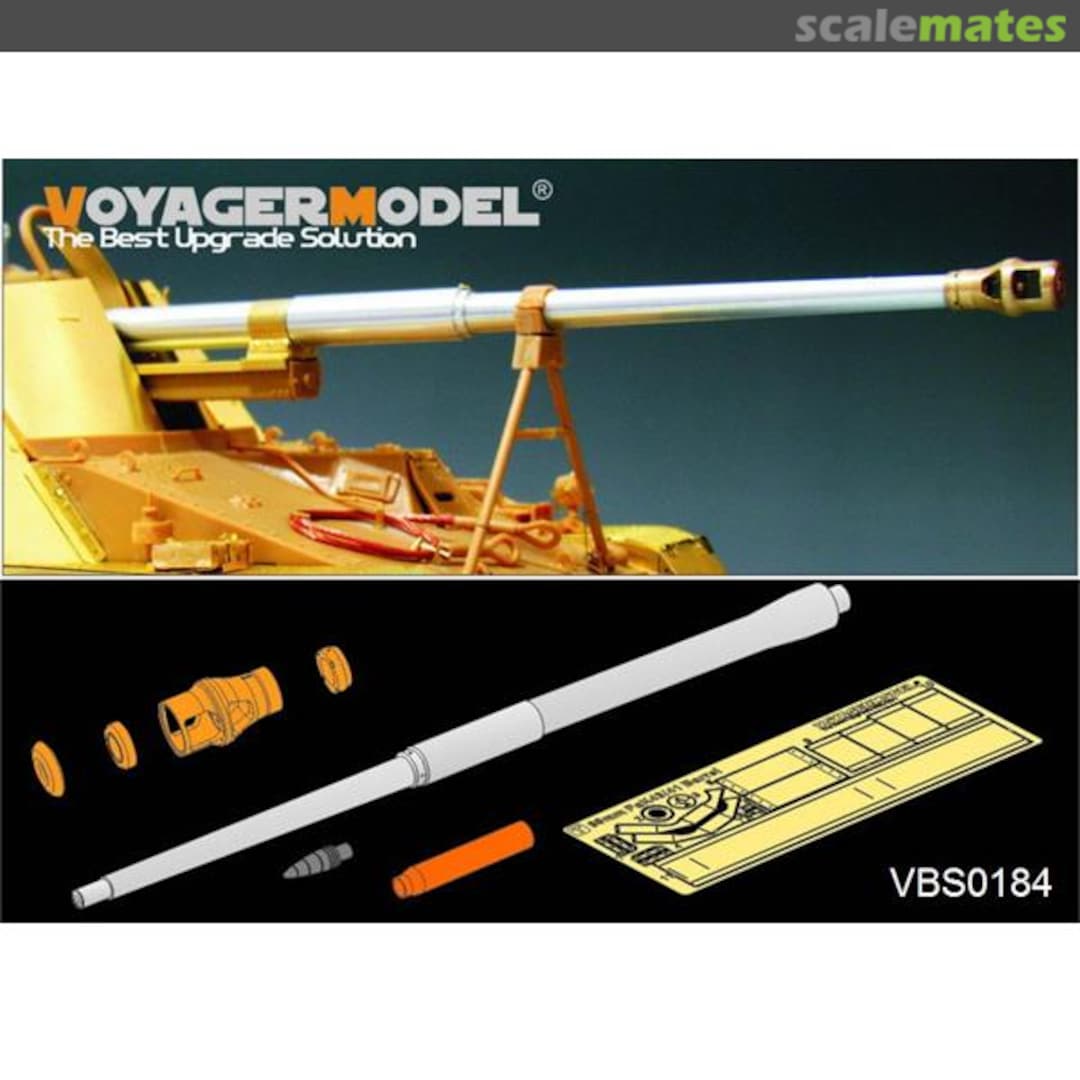 Boxart WWII German 88mm PaK43/41 Barrel (For All) VBS0184 Voyager Model