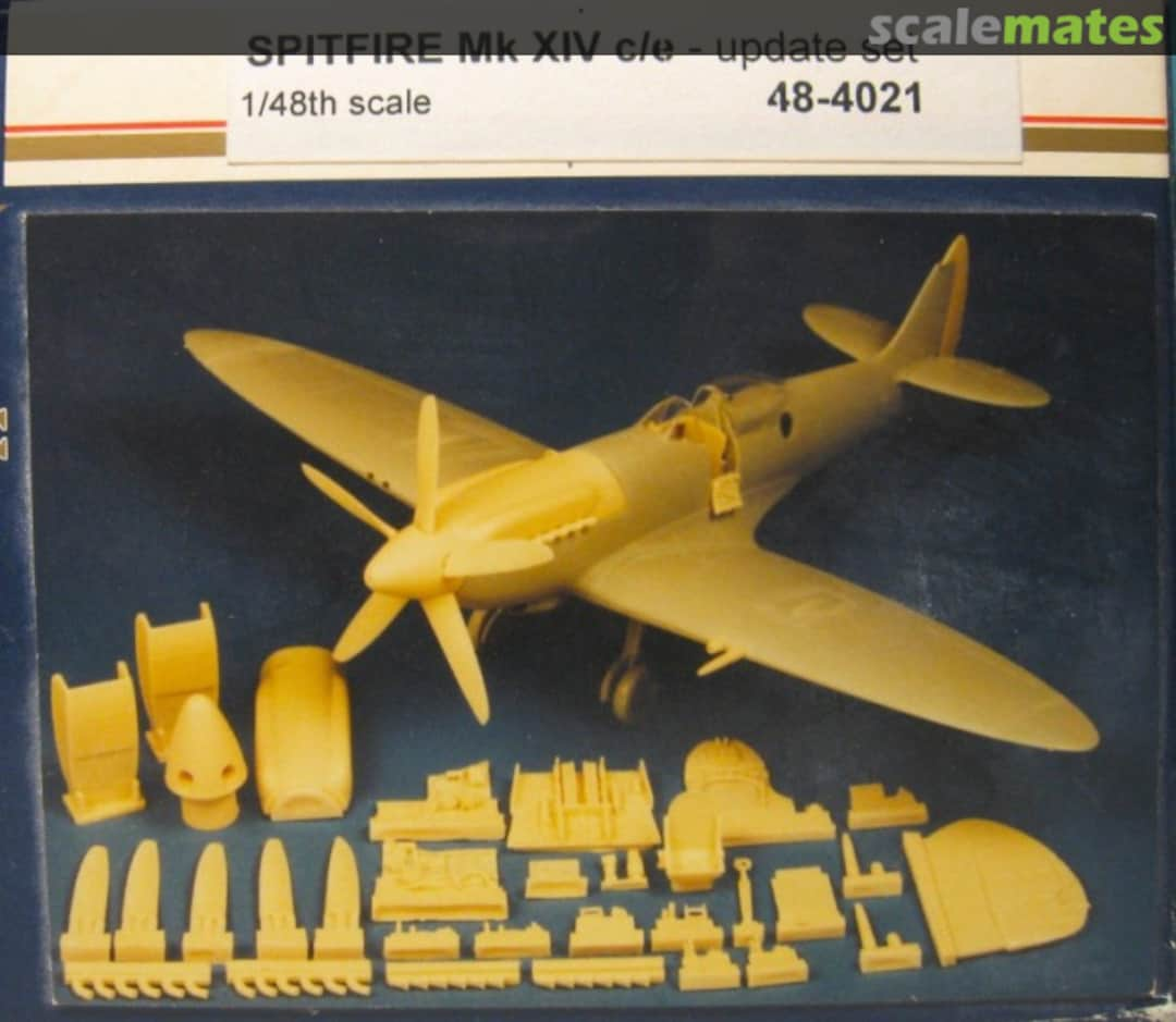 Boxart Spitfire Mk.XIV c/e Update Set 48-4021 KMC