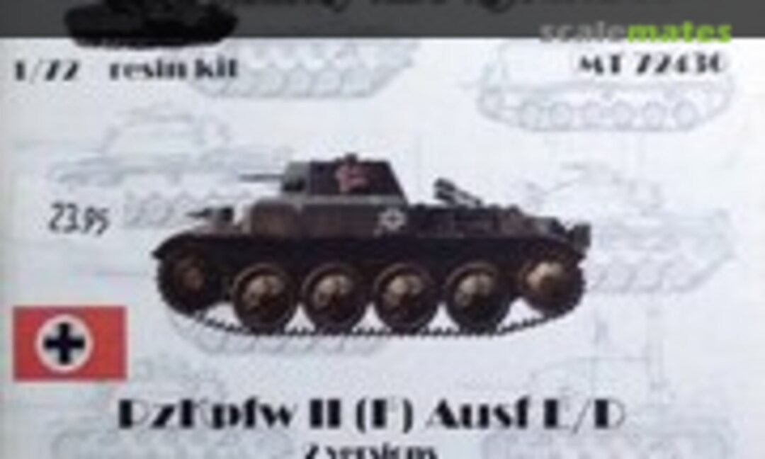 PzKpfw II (F) Ausf E/D (Modell Trans Modellbau MT72430)