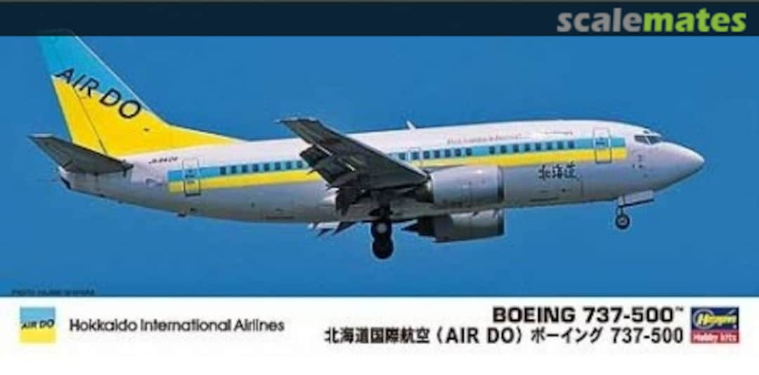 Boxart Boeing 737-500 10664 Hasegawa