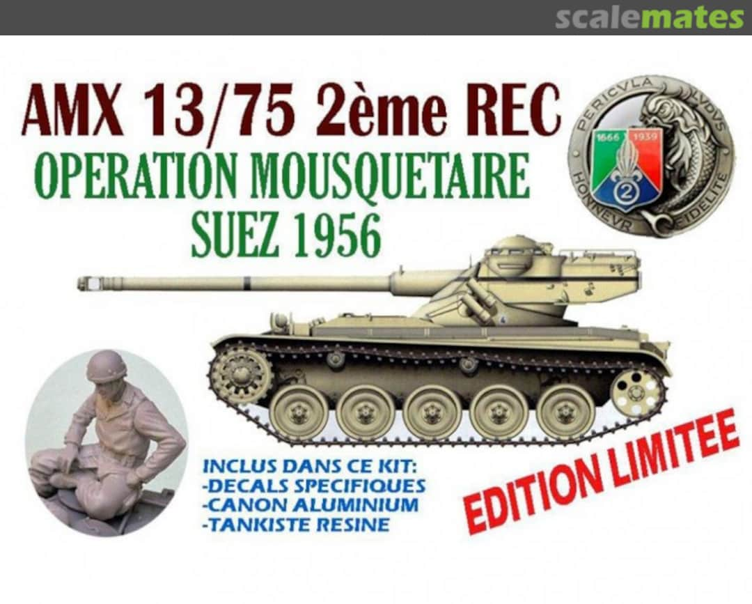 Boxart AMX-13/75 CAMPAGNE DE SUEZ 1956 - EDITION SPECIALE 2063 S Takom