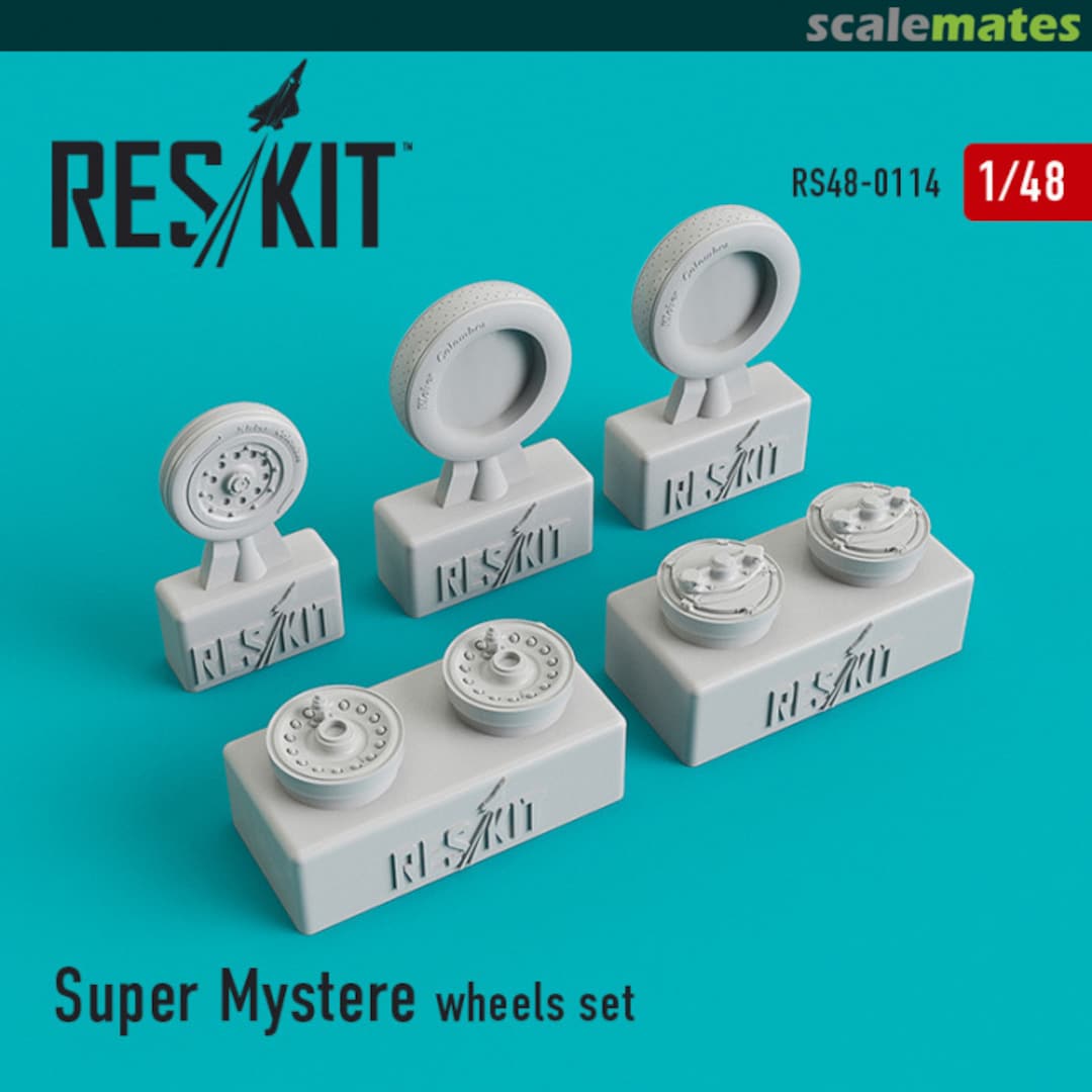 Boxart Super Mystere - wheels set RS48-0114 ResKit