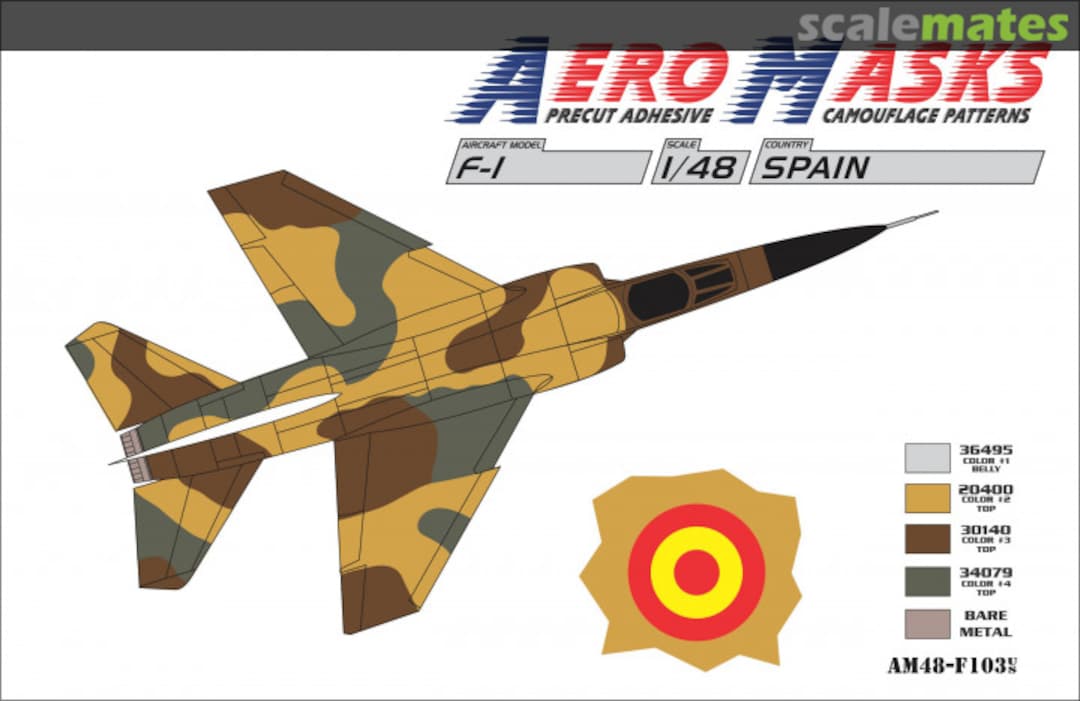 Boxart F-1 Spain AM48-F103 AeroMasks