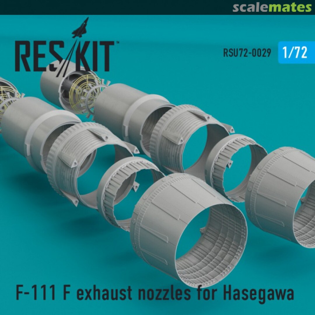 Boxart F-111F Aardvark - Exhaust Nozzles RSU72-0029 ResKit