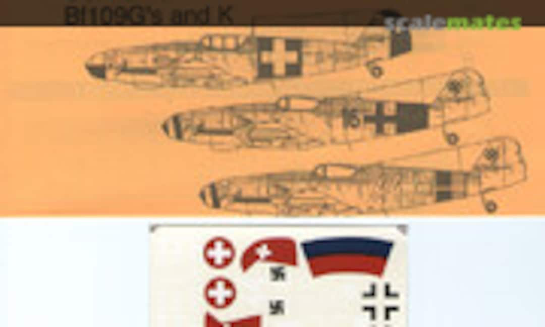 1:72 German and Swiss Bf109Gs and Ks (Ventura V7254)