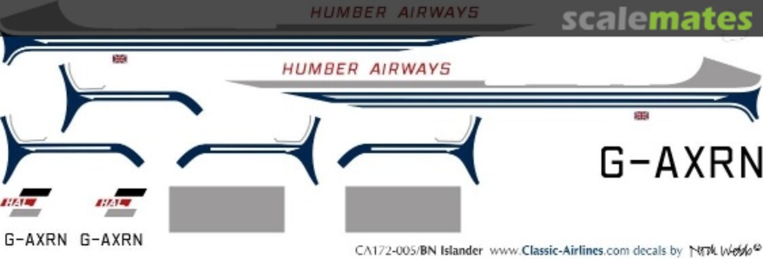 Boxart Humber Air BN Islander CA172-005 Classic Airlines