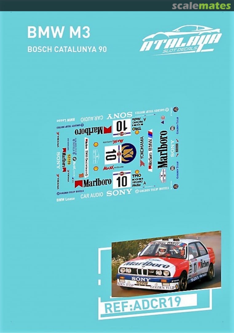 Boxart BMW M3 E30 [53159] "Marlboro" ADCR19 Atalaya Slot Decals