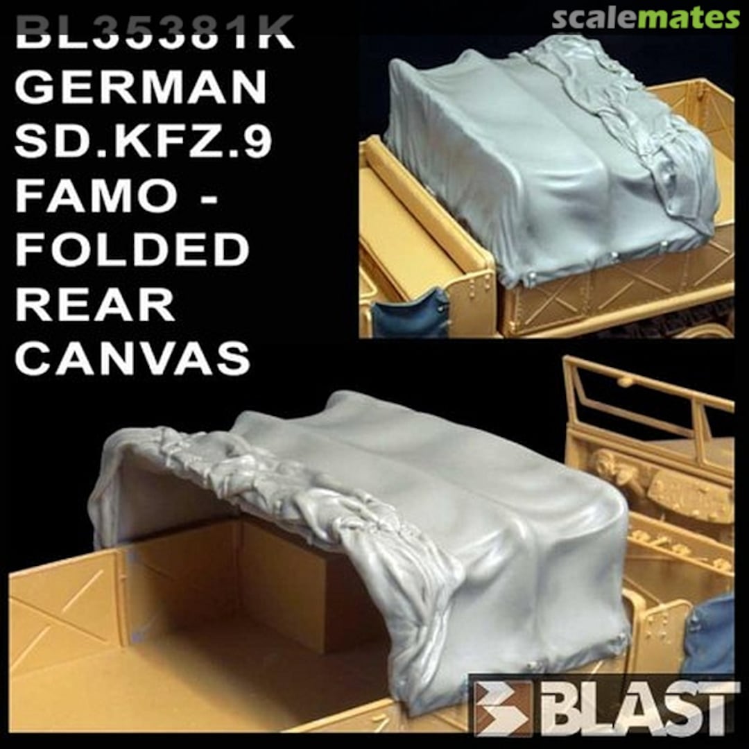 Boxart GERMAN Sd.Kfz. 9 Famo - Folded Rear Canvas BL35381K Blast Models