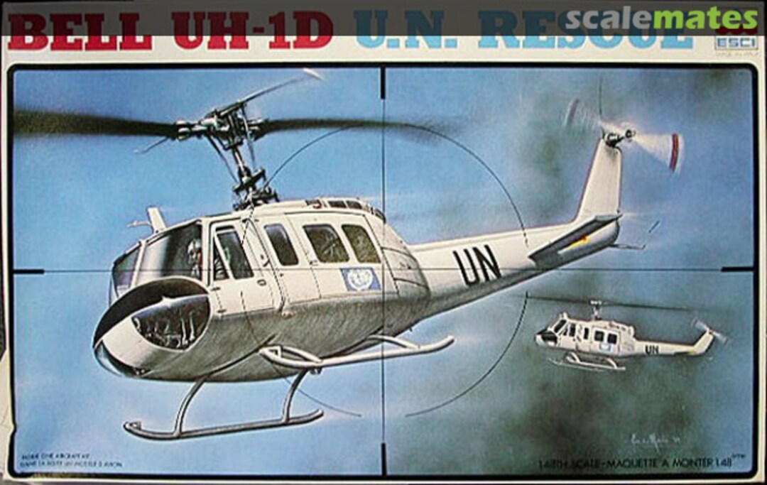 Boxart Bell UH-1D 4037 ESCI