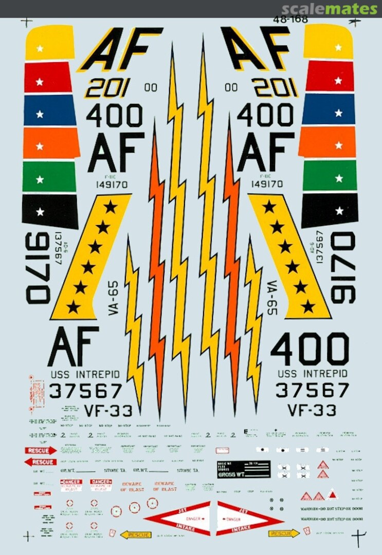 Boxart AD-6 & F-8E 48-0168 SuperScale International