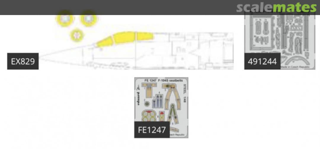 Contents F-104S BIG49319 Eduard