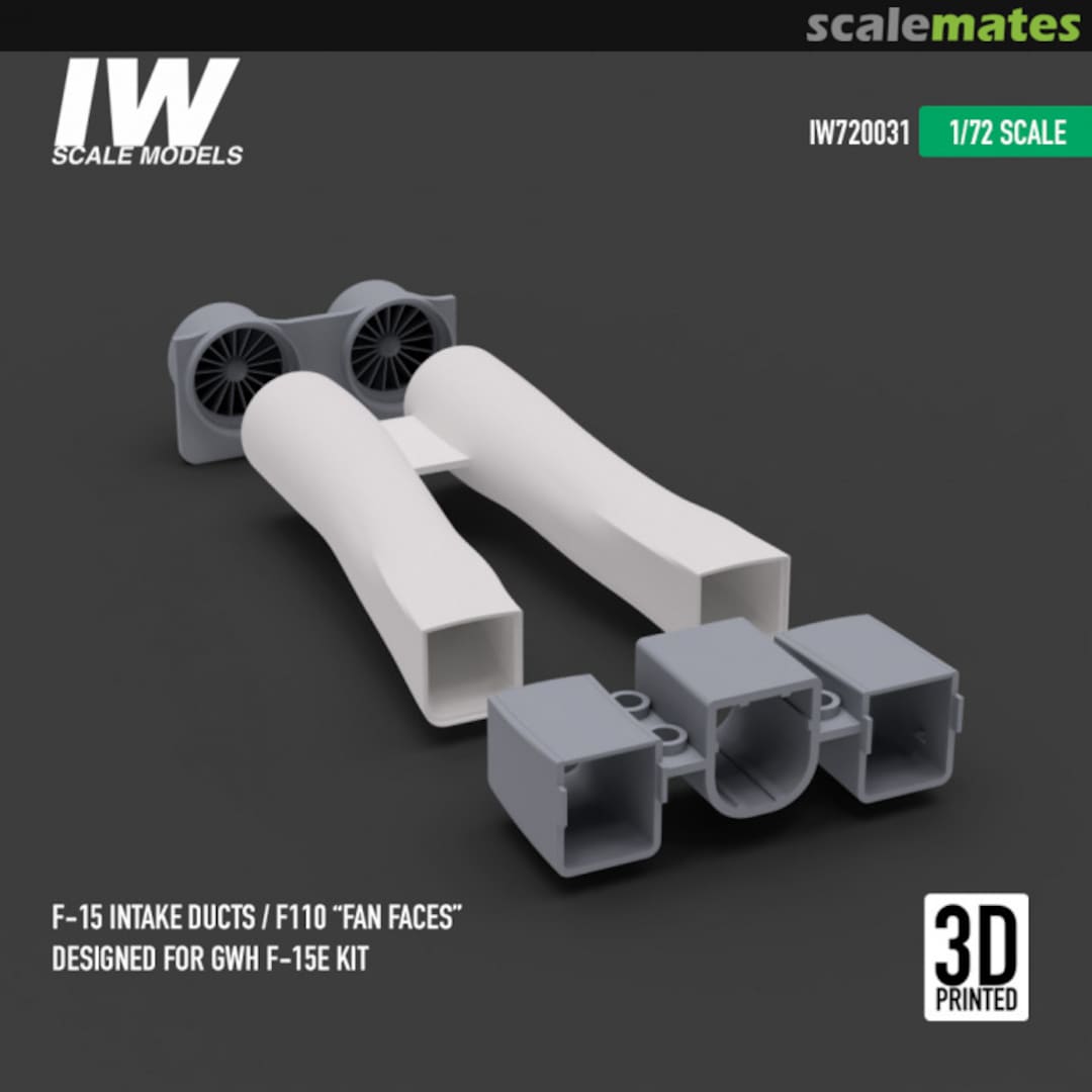 Boxart F-15 Intake Ducts / F110 "Fan Faces" for GWH F-15E Kit IW720031 IW Scale Models