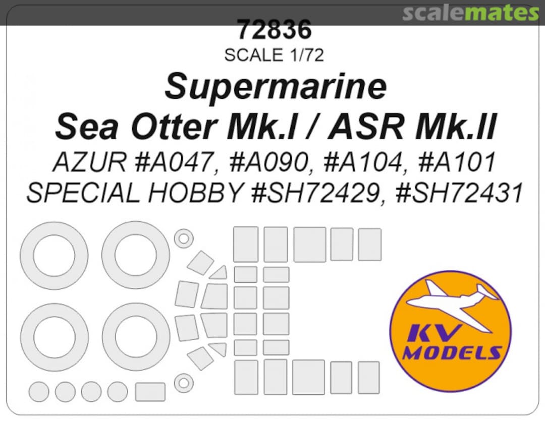 Boxart Supermarine Sea Otter Mk.I / Mk.II 72836 KV Models