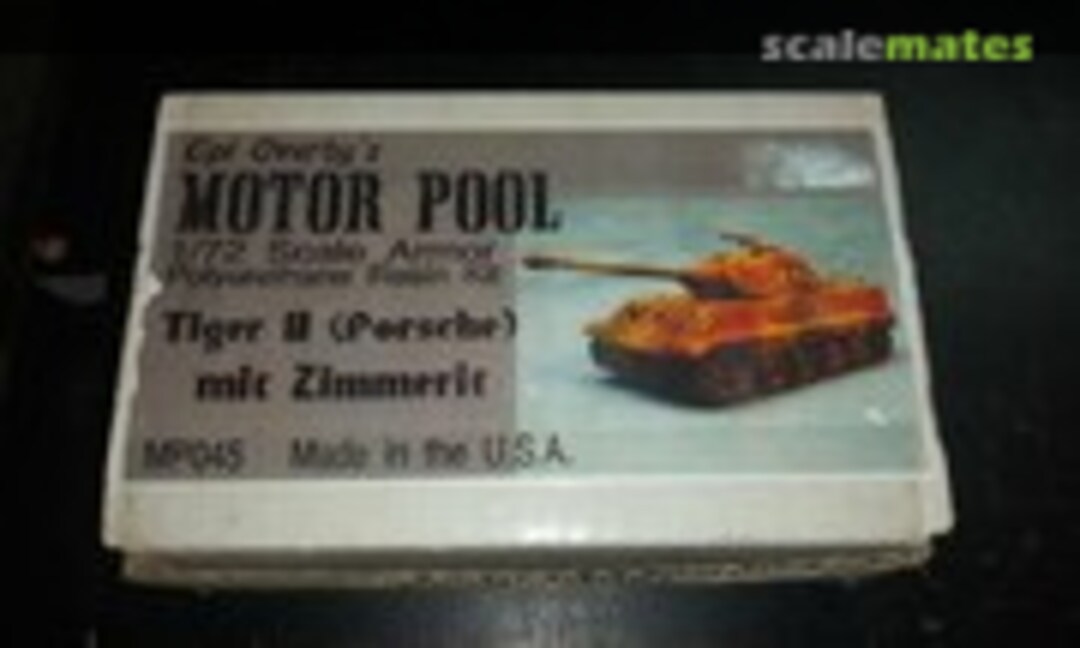 1:72 Tiger II (Porsche) with Zimmerit (Cpl Overby's MOTOR POOL MP045)