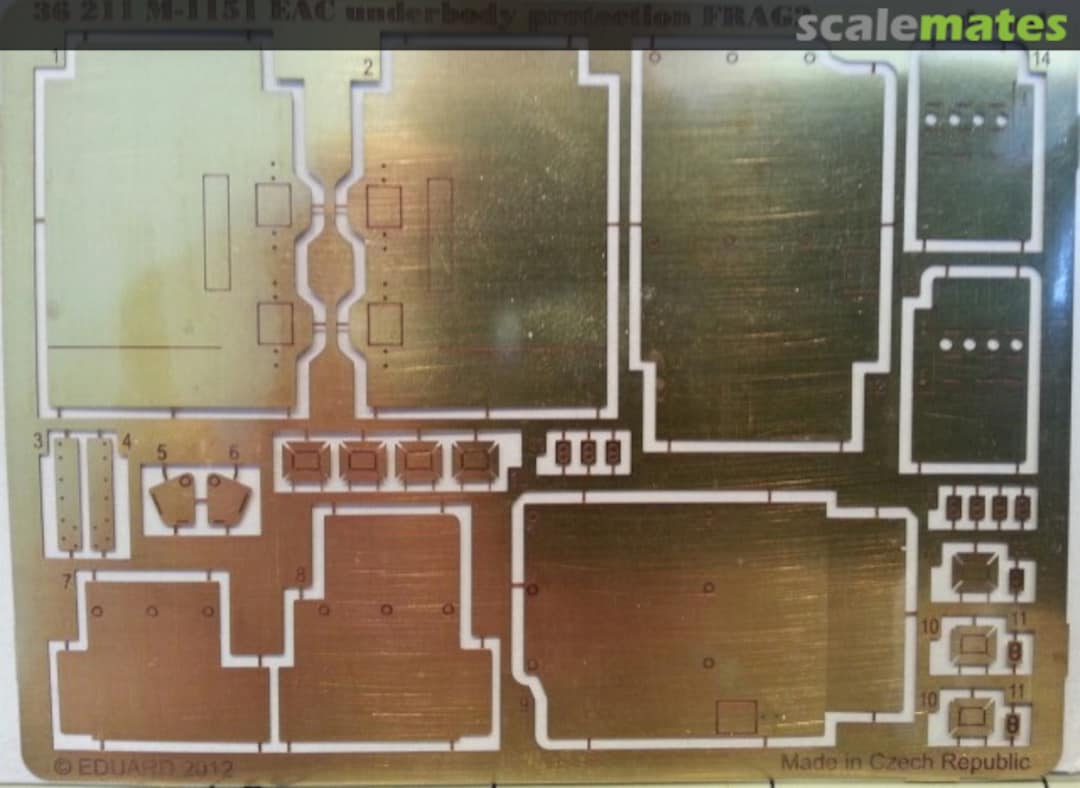 Boxart M-1151 EAC underbody protection FRAG2 36211 Eduard