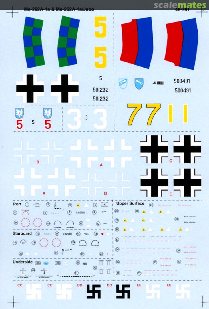 Boxart Me 262A-1a & Me 262A-1a/Jabo 48-0781 SuperScale International