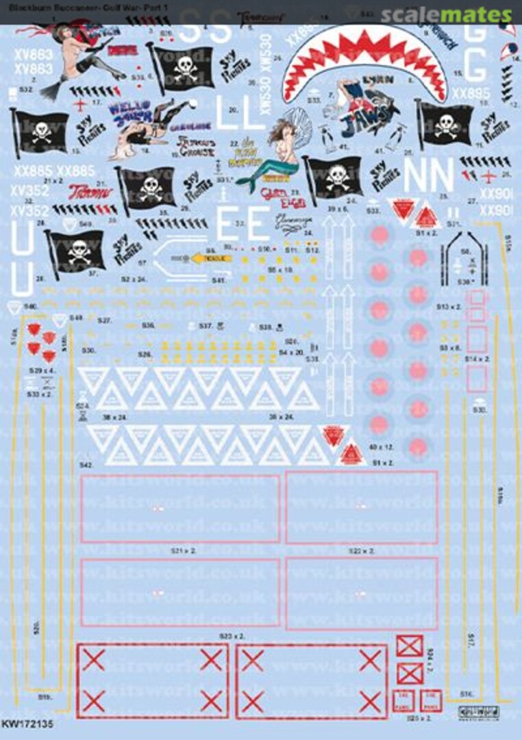 Boxart Blackburn Buccaneers - Gulf War - Part 1 KW172135 Kits-World