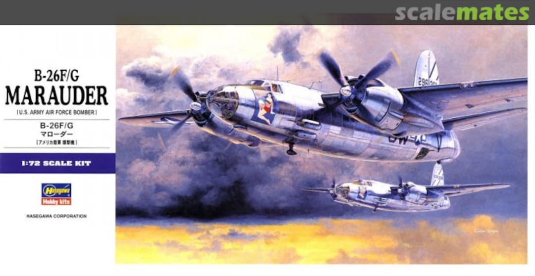 Boxart B-26F/G Marauder 00557 Hasegawa