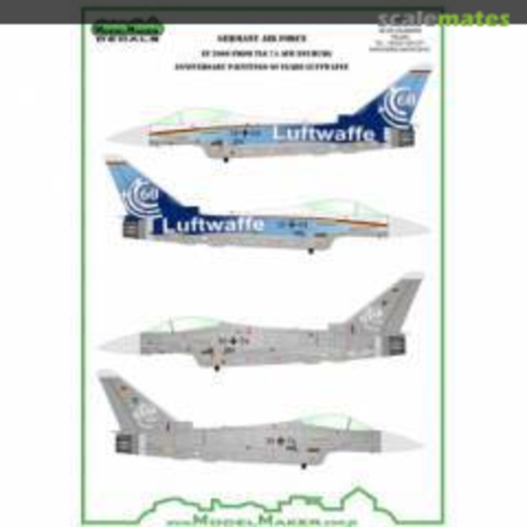 Boxart Eurofighter Typhoon 60 Years Luftwaffe TLG 74 D32080 ModelMaker