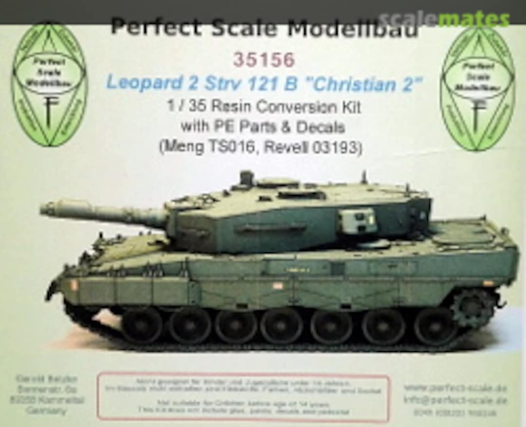 Boxart Leopard 2 Strv. 121 B "Christian 2" 35156 Perfect Scale Modellbau