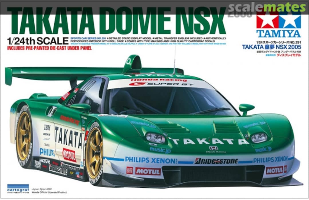 Boxart Takata Dome NSX 2005 24291 Tamiya