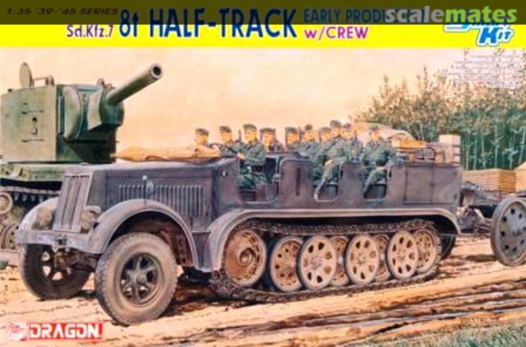 Boxart Sd.Kfz. 7 8t Half-Track Early Production 6545 Dragon