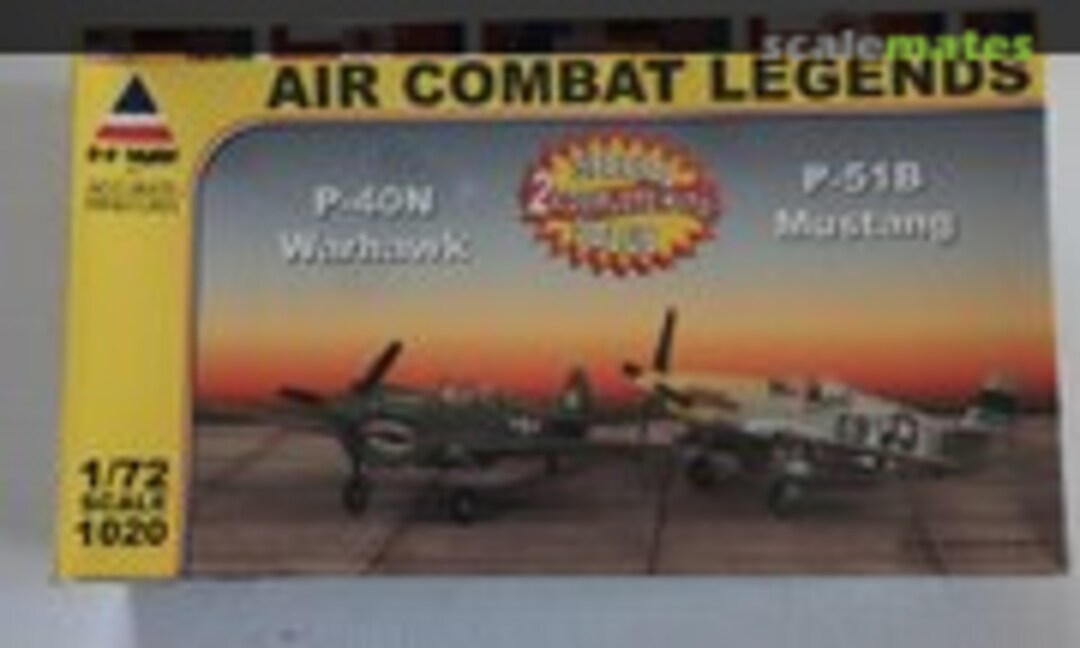 1:72 P-40N Warhawk &amp; P-51B Mustang (Accurate Miniatures 1020)