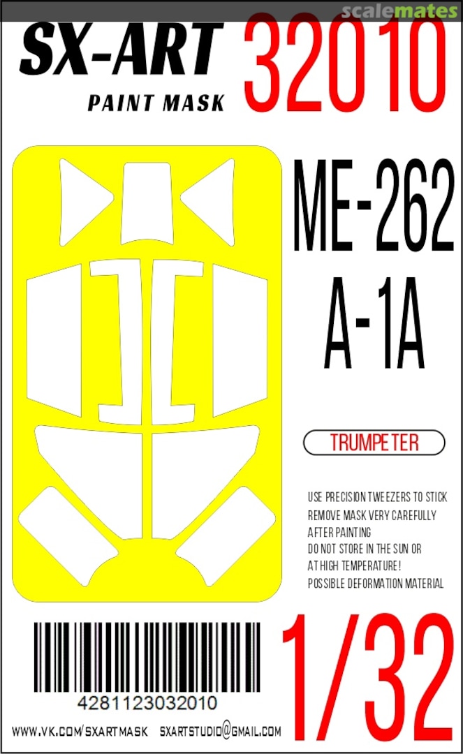 Boxart Me 262 A-1A masks 32010 SX-Art