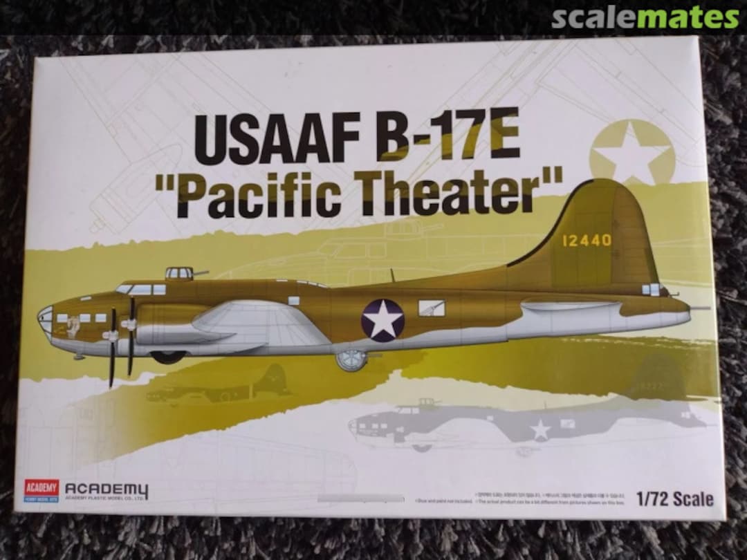 Boxart USAAF B-17E "Pacific Theater" 12533 Academy