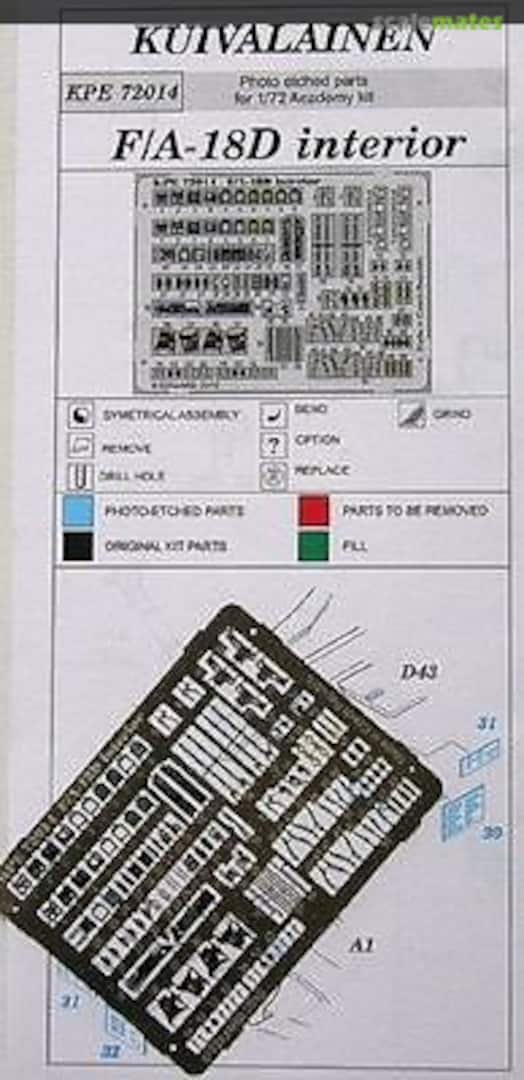 Boxart F/A-18D Interior KPE 72014 Kuivalainen