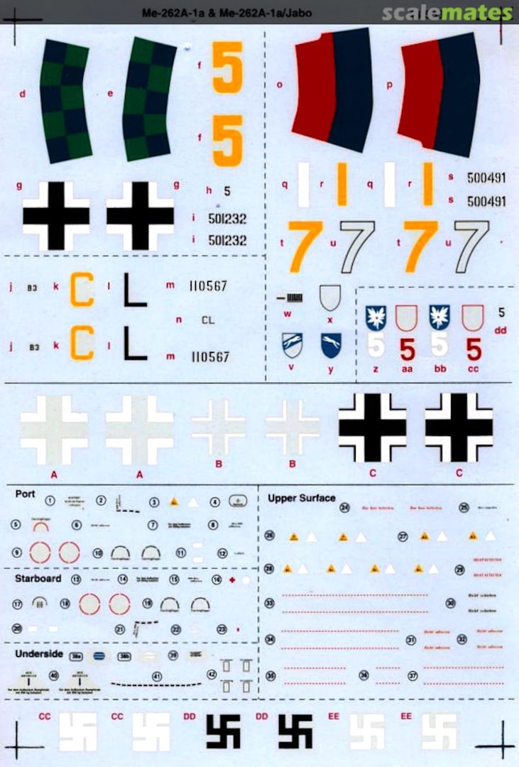 Boxart Me 262A-1a & Me 262A-1a/Jabo 48-0553 SuperScale International