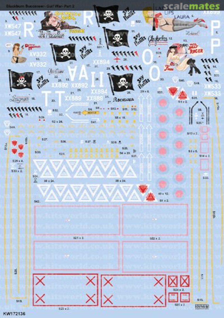 Boxart Gulf War Blackburn Buccaneers Part 2 KW172136 Kits-World