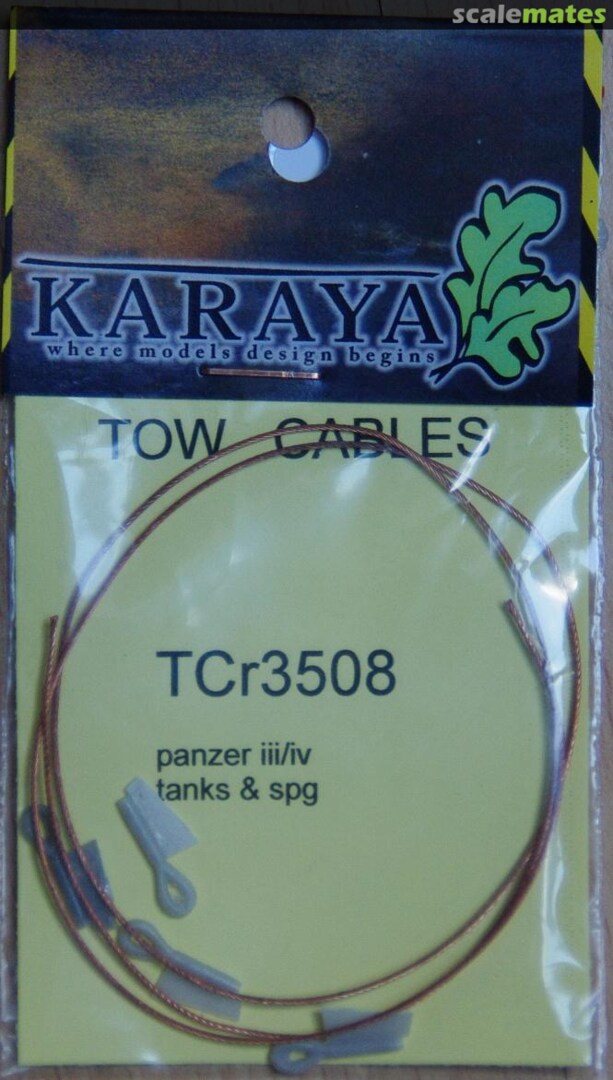 Boxart Tow-Cables Panzer III/IV Tanks & SPG TCr3508 Karaya