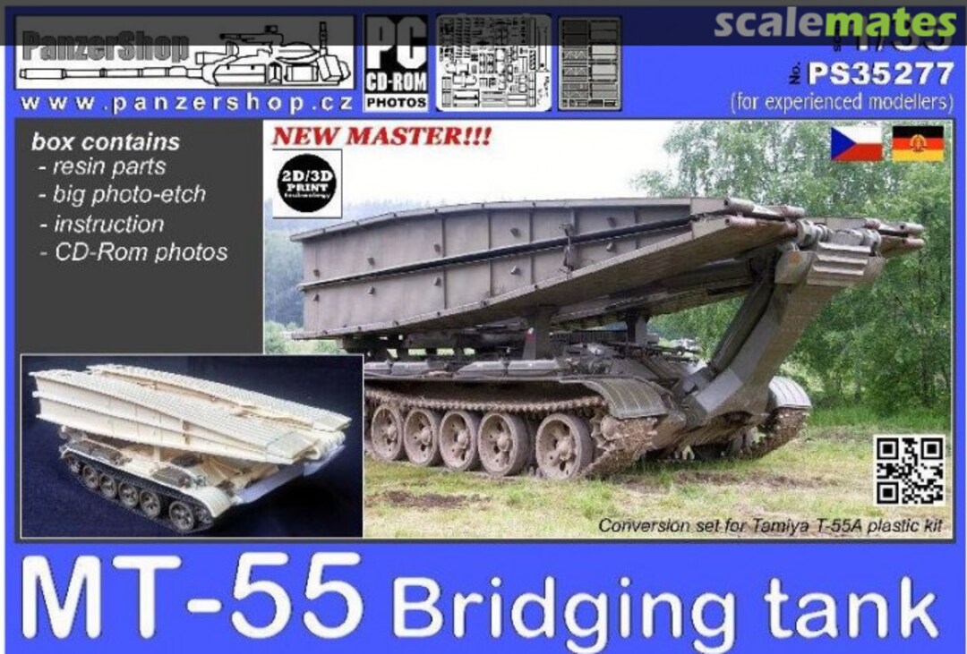 Boxart MT-55A Bridging tank PS35277 PanzerShop