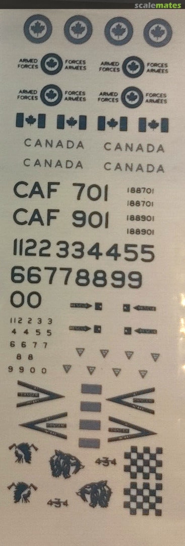 Contents CF-18 Hornet CAF  WMB Graphics