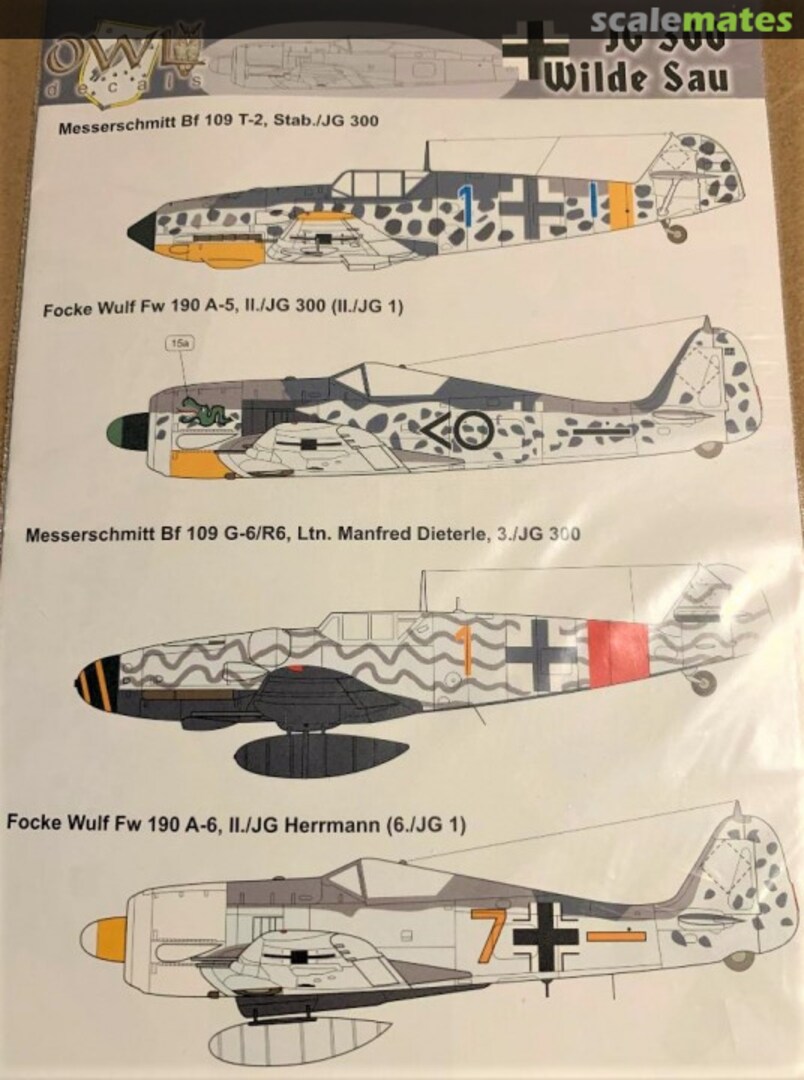 Boxart JG 300 Wilde Sau 48008 OWL