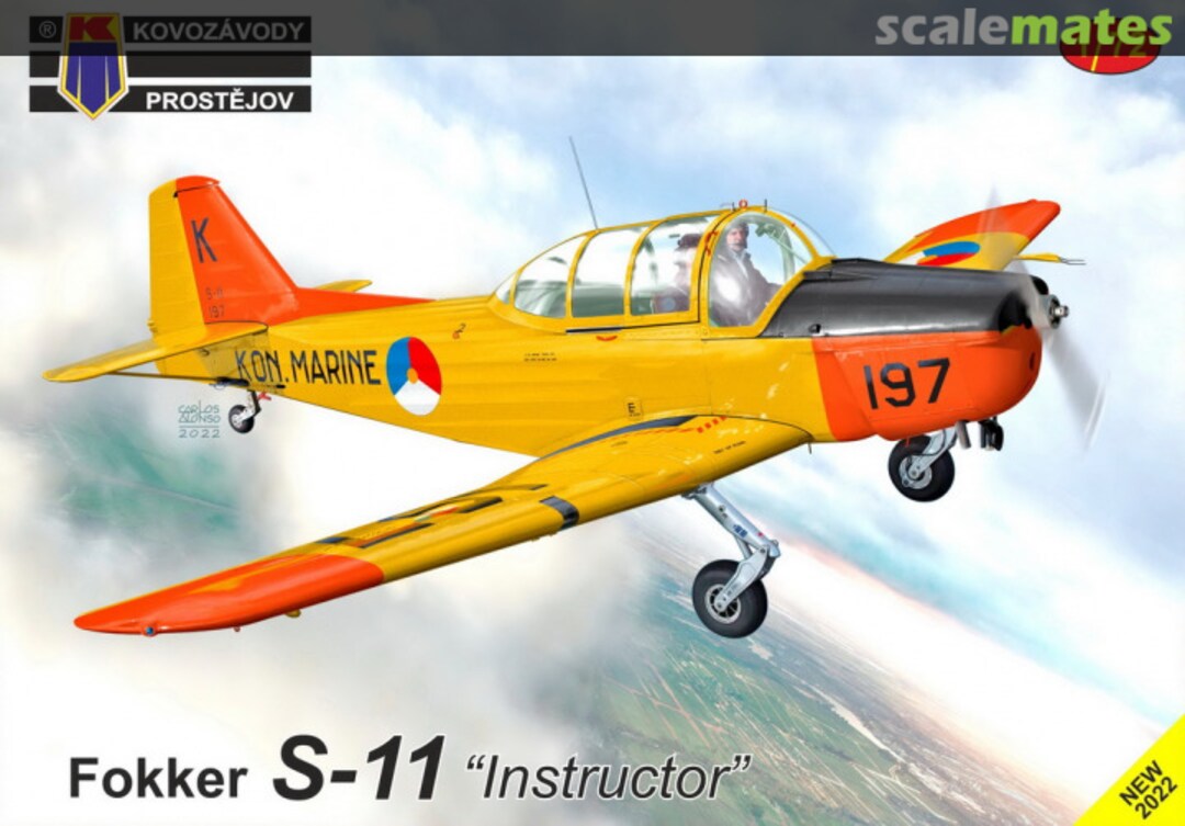 Boxart Fokker S-11 'Instructor' KPM0371 Kovozávody Prostějov