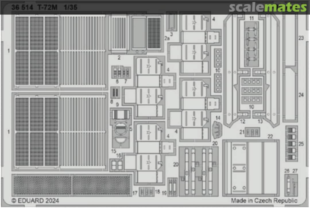 Boxart T-72M 36514 Eduard