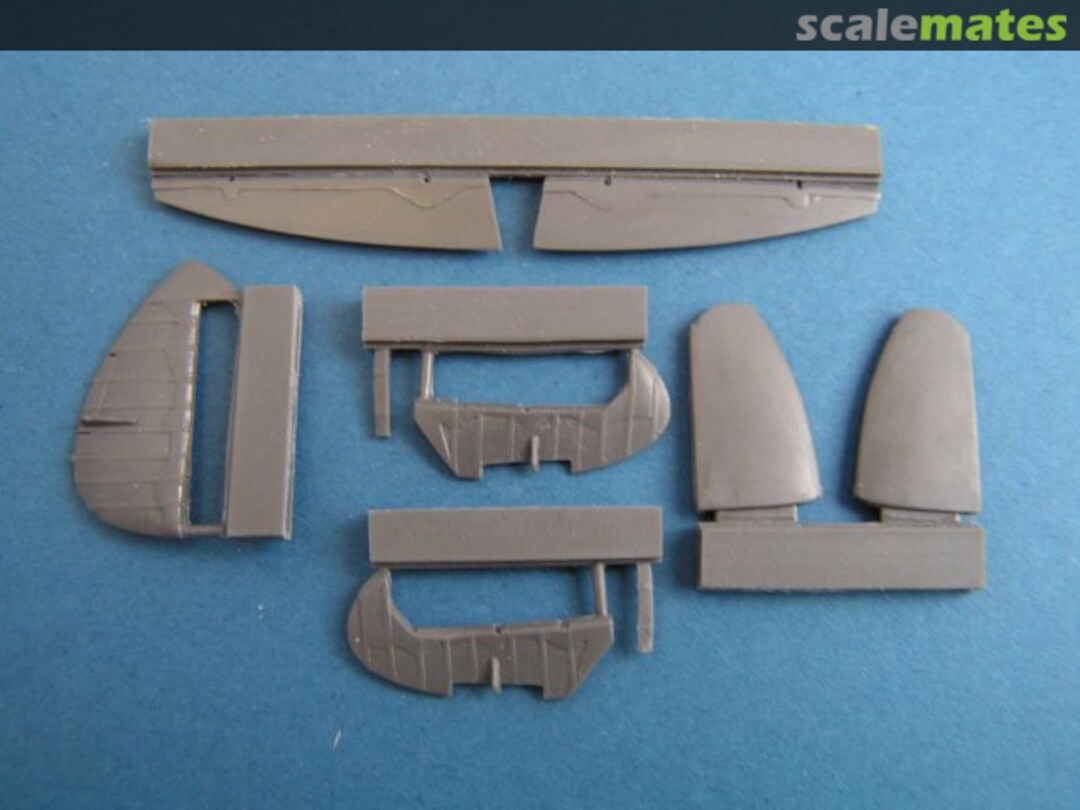 Boxart Spitfire Mk.IX control surfaces late U72-116 Pavla Models