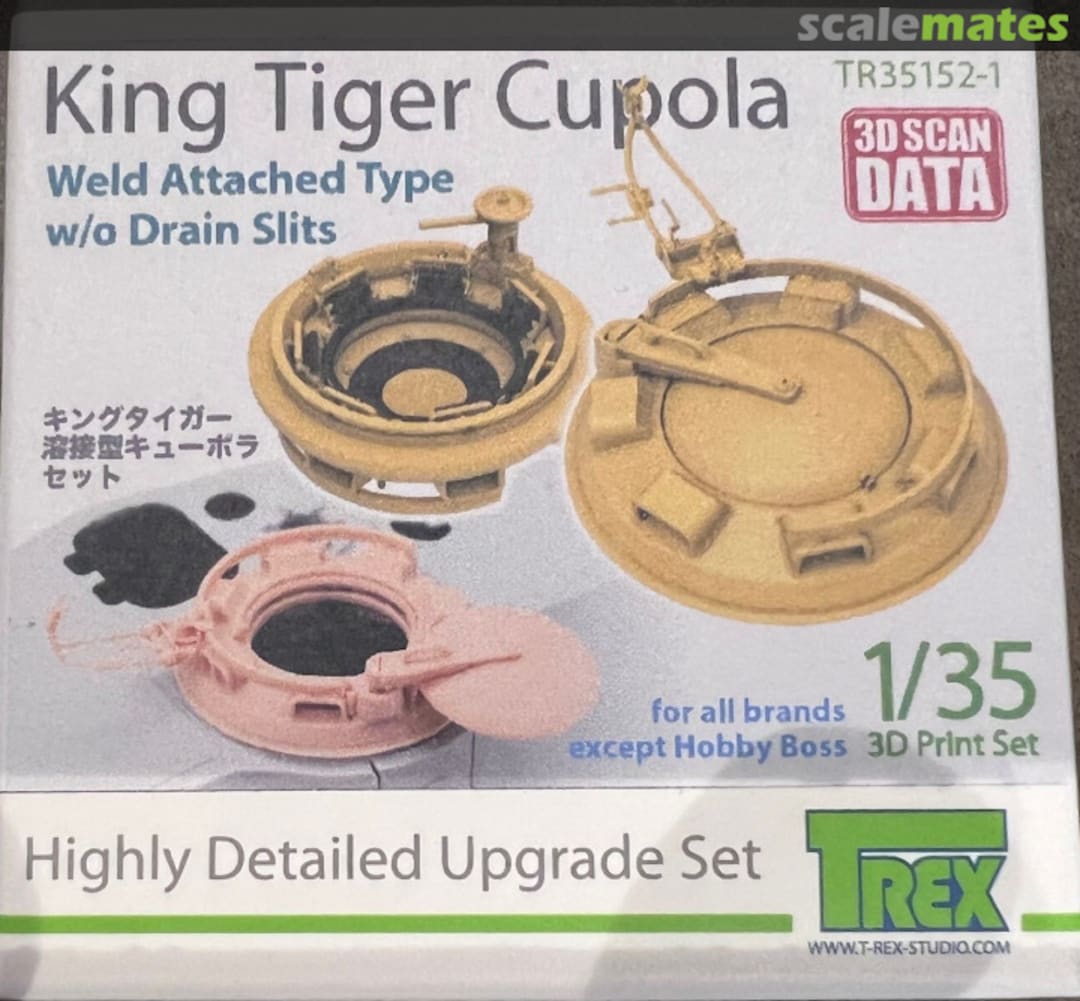 Boxart King Tiger Cupola TR35152-1 T-Rex Studio