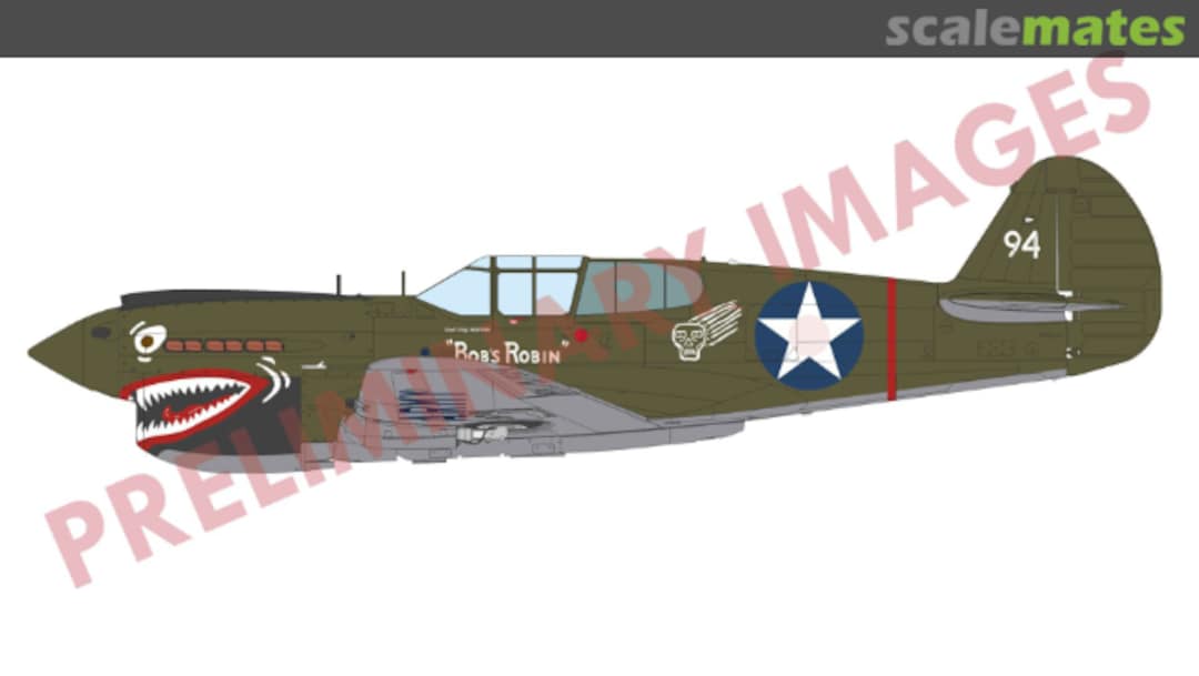 Boxart Pacific Star P-40E Warhawk - The Limited Edition 11185 Eduard