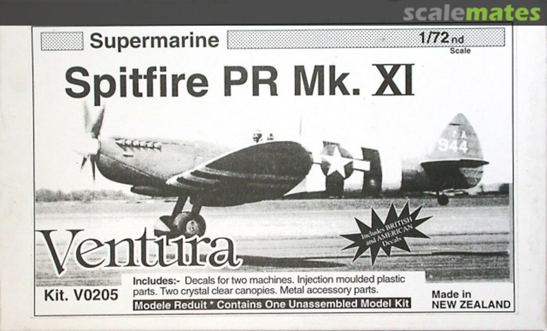 Boxart Supermarine Spitfire PR Mk.XI V0205 Ventura