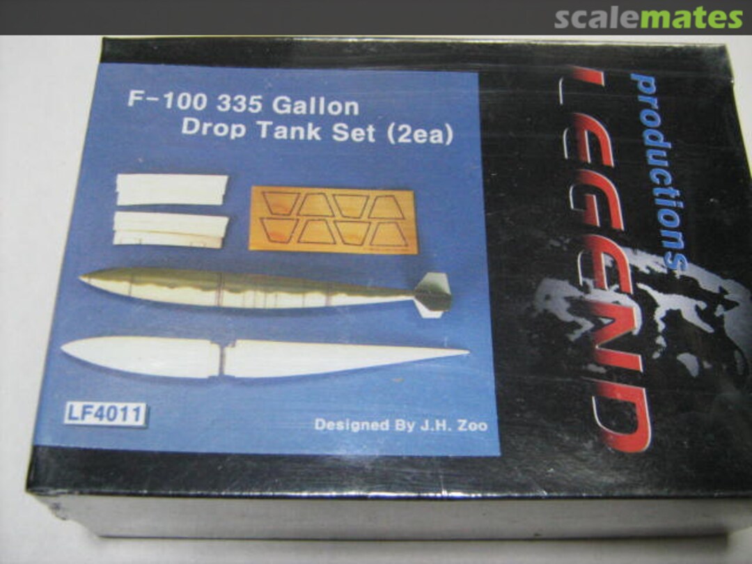 Boxart F-100 Super Sabre 335 gal Drop Tank Set LF4011 Legend Productions