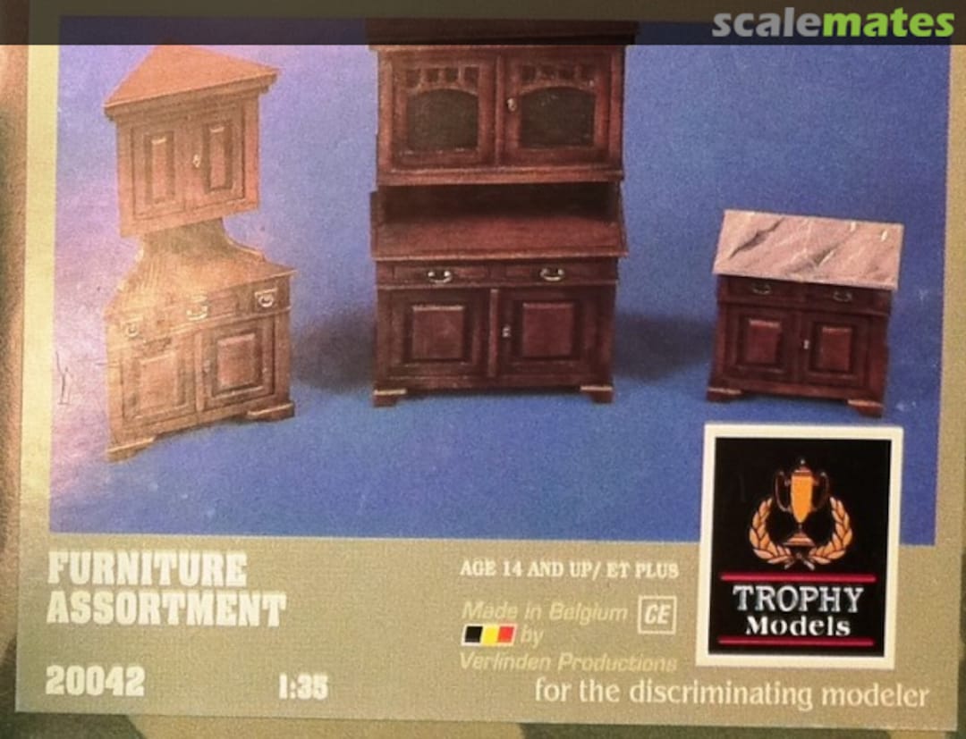 Boxart Furniture Assortment 20042 Trophy Models