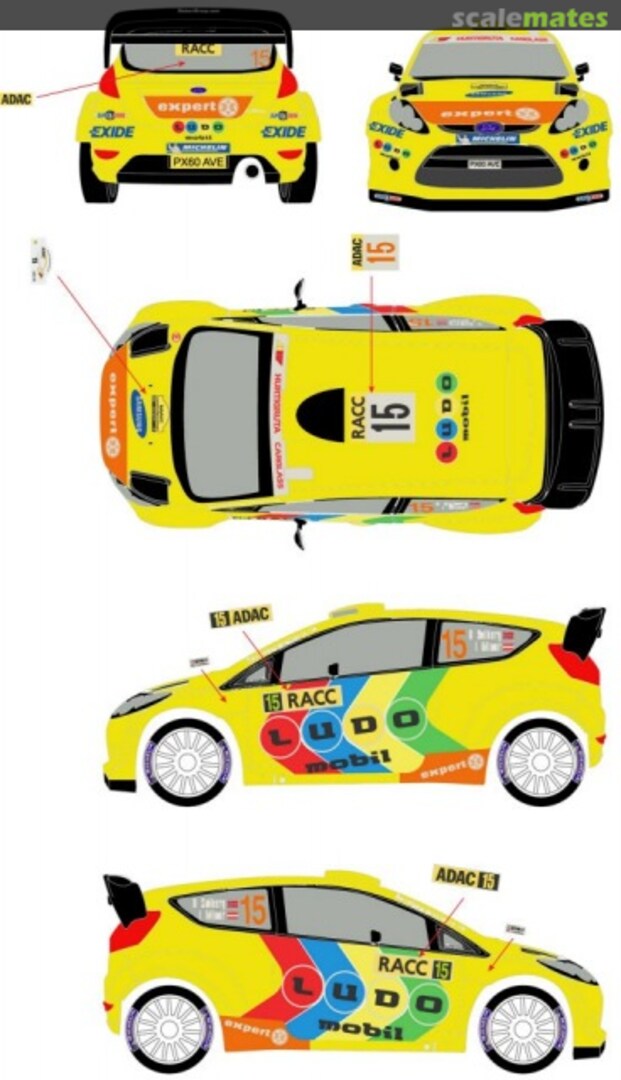 Boxart Ford Fiesta RS WRC RD24-002 Racing Decals 43