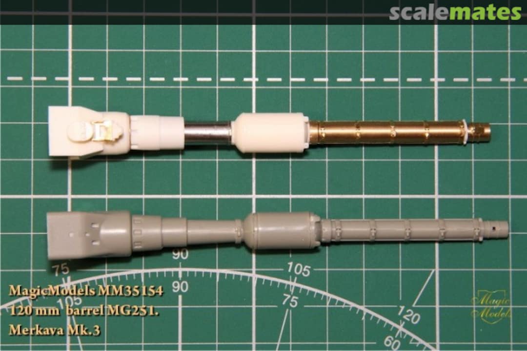 Boxart 120 mm barrel MG251. Merkava Mk.3 MM35154 Magic Models