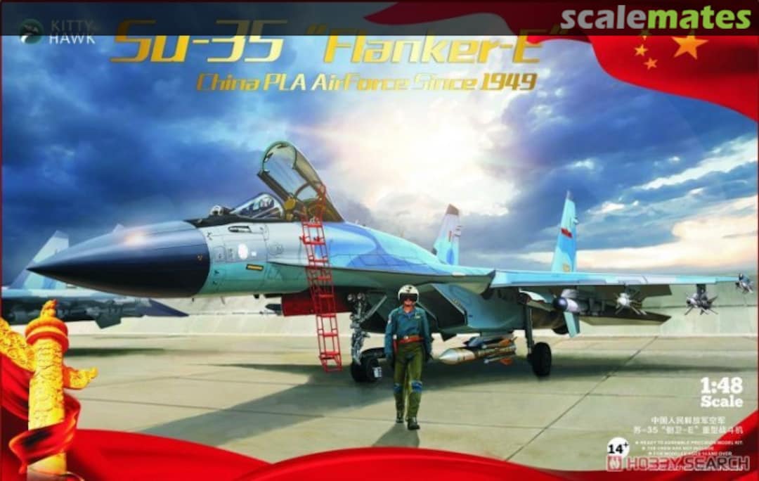 Boxart Su-35 Flanker-E KH80128 Kitty Hawk