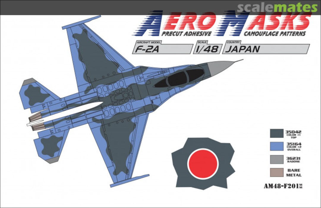 Boxart F-2A Japan AM48-F201 AeroMasks